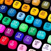Маркеры Скетч двухсторонние TouchSketch (TouchFive) от 24 до 168 цветов.