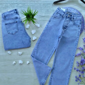 Новинка!!! Стильні джинси для дівчаток: палаццо, мом, зі стразами (виробник - Туреччина)